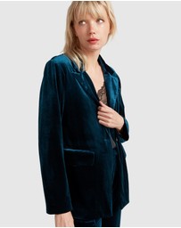 Belle & Bloom - Eternity Oversized Velvet Blazer
