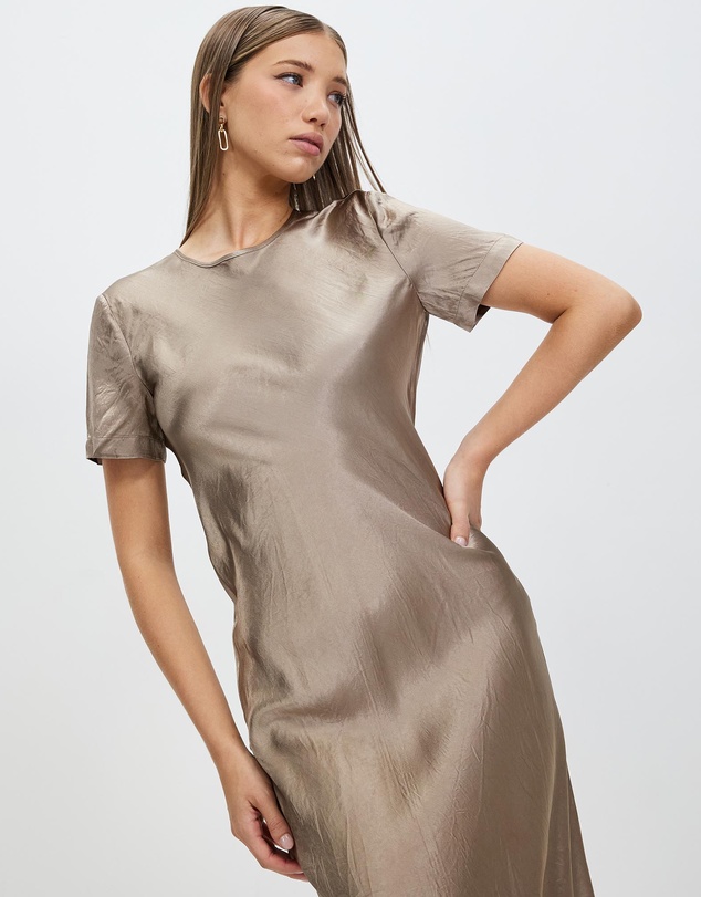Third Form - Crush Bias Tee Midi Dress