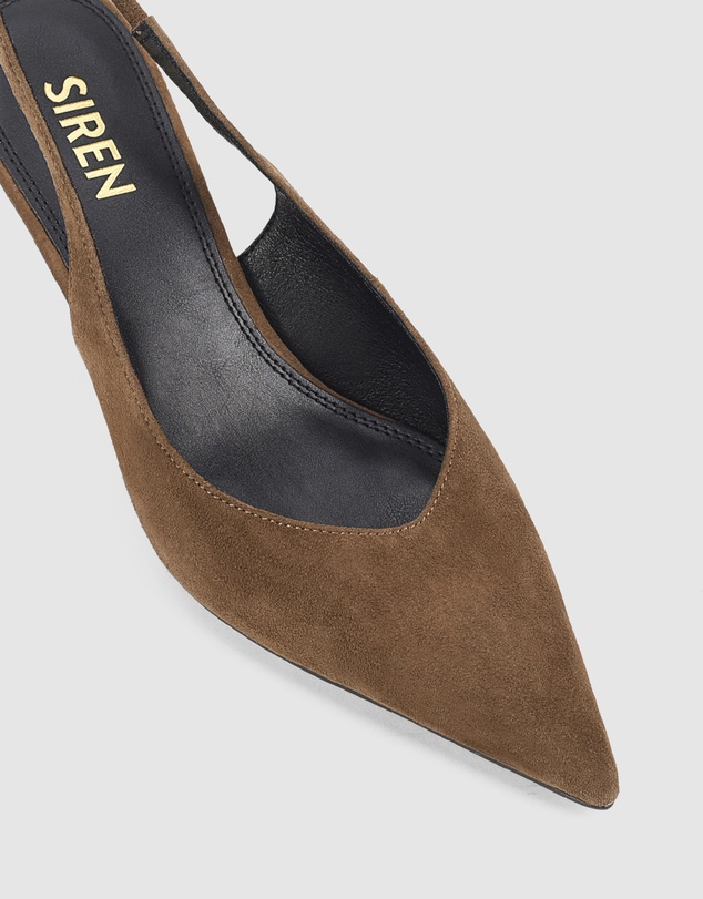 Siren - Yory Slingback Kitten Heels