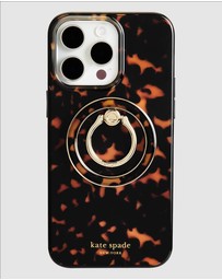 Kate Spade - Kate Spade Tortoise Case & Magnetic Ring Bundle Pack
