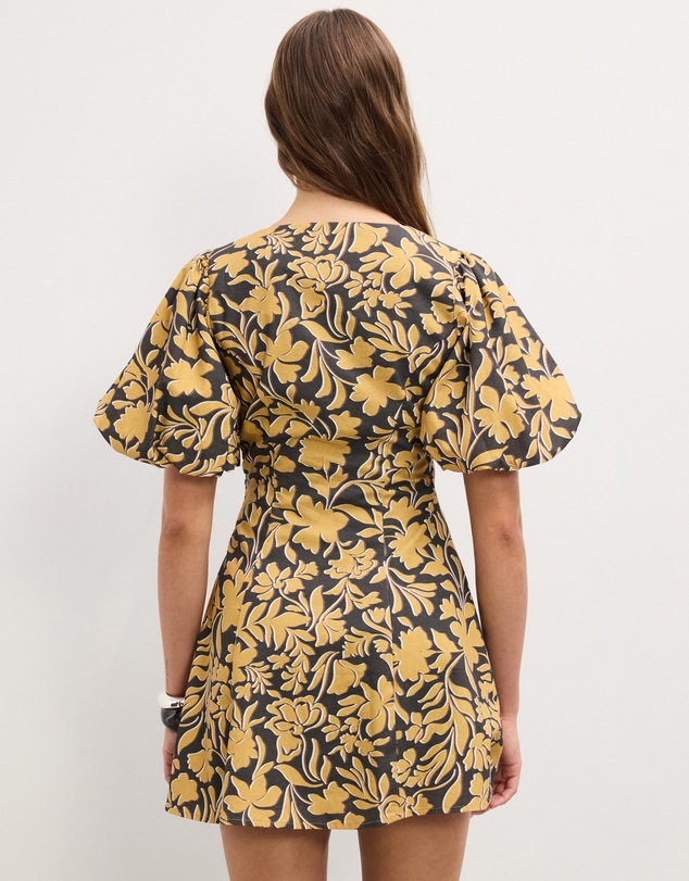 The Fated - Puff Sleeve Mini Dress