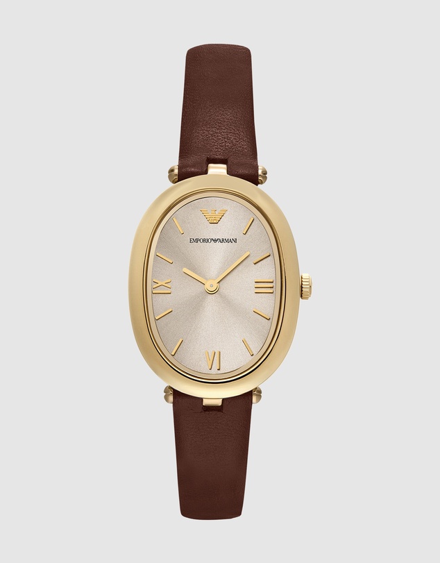 Emporio Armani - Brown Analogue Watch
