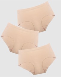 B Free Intimate Apparel - Invisible Panty Lines Brief - 3 Pack