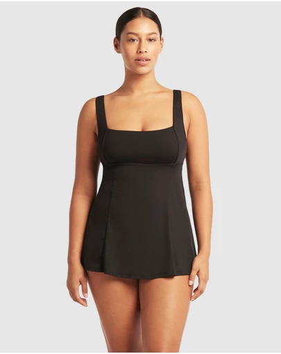 Sea Level Australia - Essentials Square Neck Swim Dress