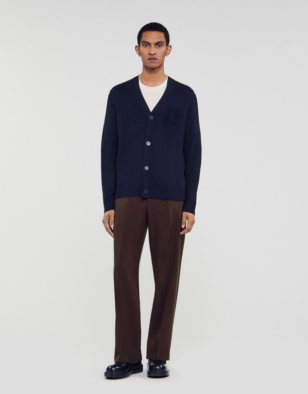 Sandro - Big 4S Rope Cardigan