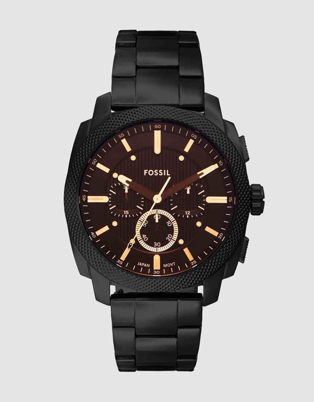 Fossil - Machine Black Chronograph Watch