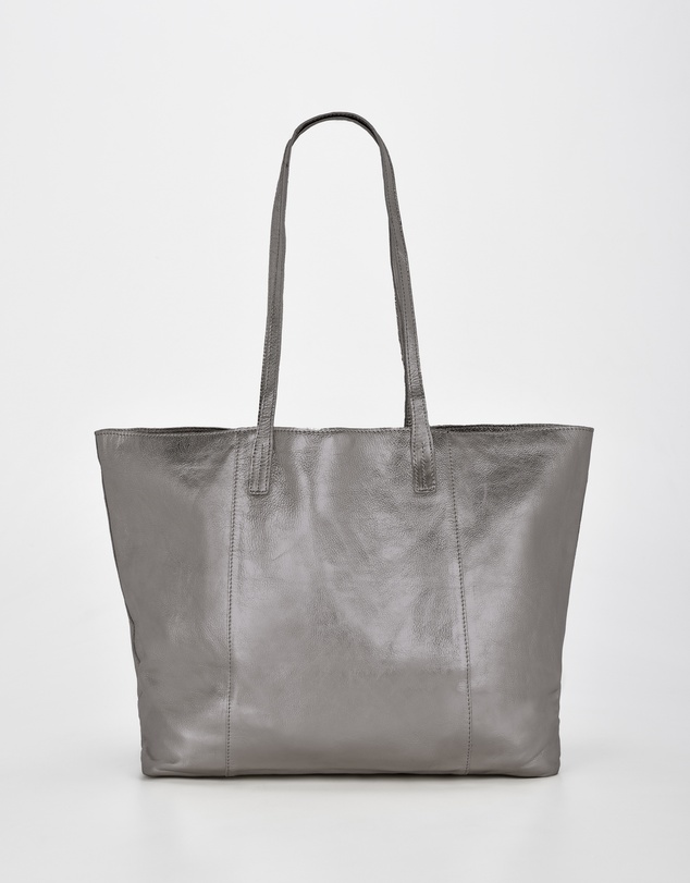 Cobb & Co - Elara Metallic Leather Tote