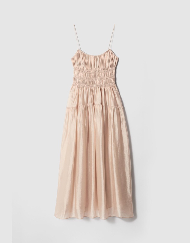 & Other Stories - Ruched Midi Dress