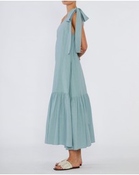 Amelius - Aruba Linen One Shoulder Dress