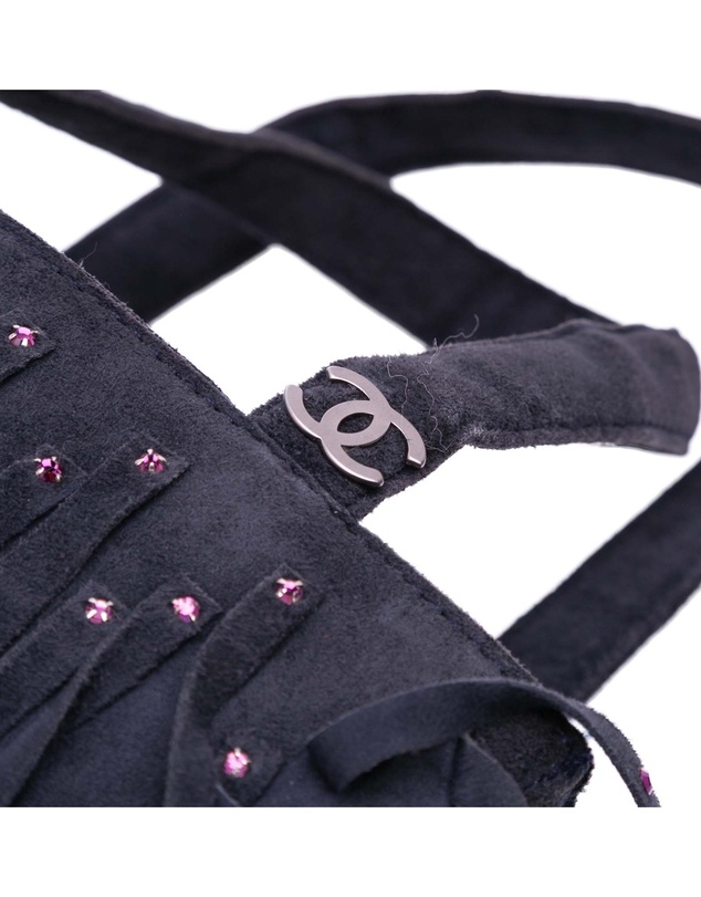Pre-Loved by Azura Reborn - Pre-Loved Mini Suede Studded Fringe Tote