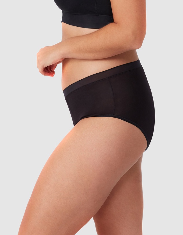 Love Luna - 3 Pack Women's Bamboo Period Hi-Waisted Brief