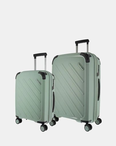 Pierre Cardin - Pierre Cardin Edge Hard Shell Medium and Cabin 2-Piece Set Bundle