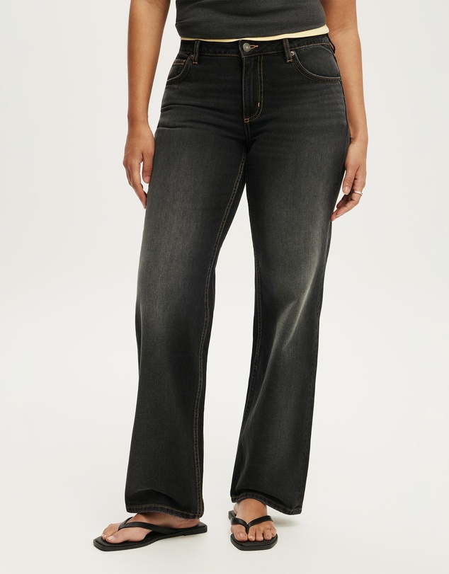 Cotton On - Curvy Low Rise Straight Jean