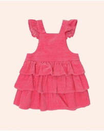 Huxbaby - Classic Tiered Cord Pinafore - Babies-Kids