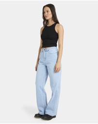 Volcom - Womens Stoned BF High Rise Denim Jeans