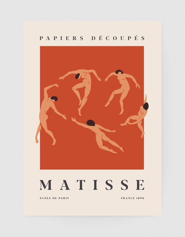 Inka Arthouse - Dancers by Henri Matisse Art Print