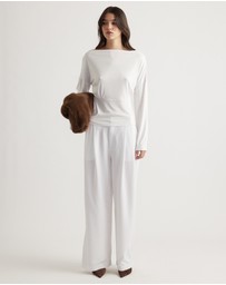 Decjuba - Tahlia Cinched Long Sleeve Top
