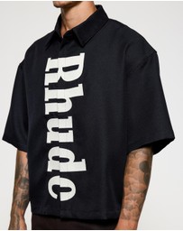 RHUDE - Centre Logo Button Up Shirt