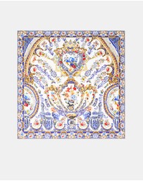 Camilla - Large Crystalled Silk Square Scarf
