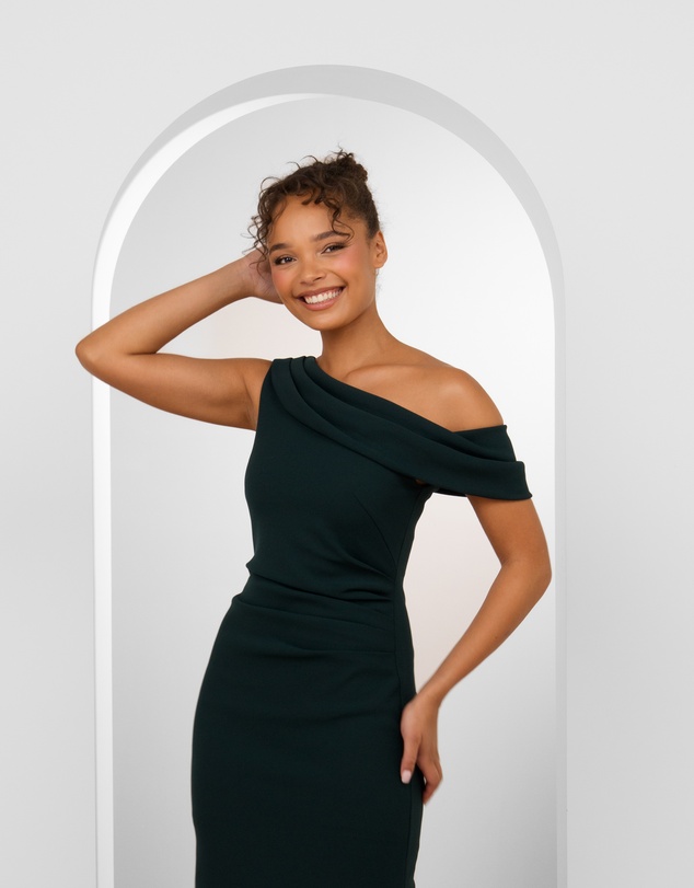 Pilgrim - Ellie Drape One Shoulder Dress