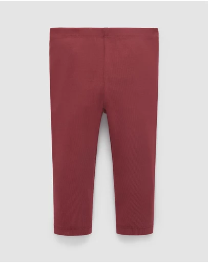 Purebaby - Thick Rib Leggings -Kids-Babies