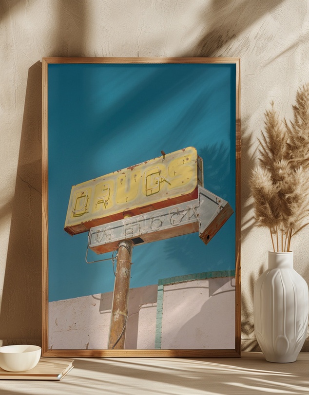 Olive et Oriel - Route 66 Ii by Bethany Young Art Print