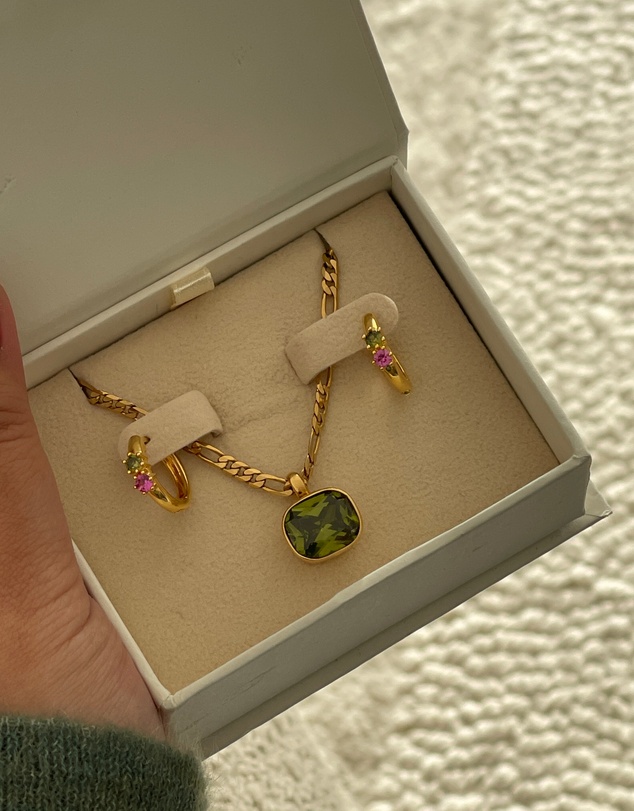 Reh Studios - Zephyr Necklace - Olivine