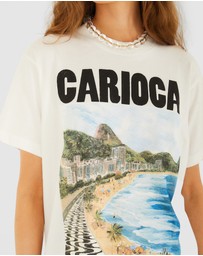 Farm Rio - Landscape Carioca Relaxed T-Shirt