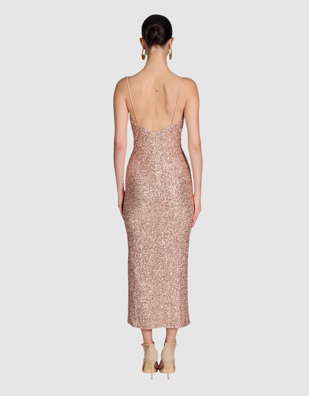 Romance by Honey and Beau - Gaia Cowl Neck Dress