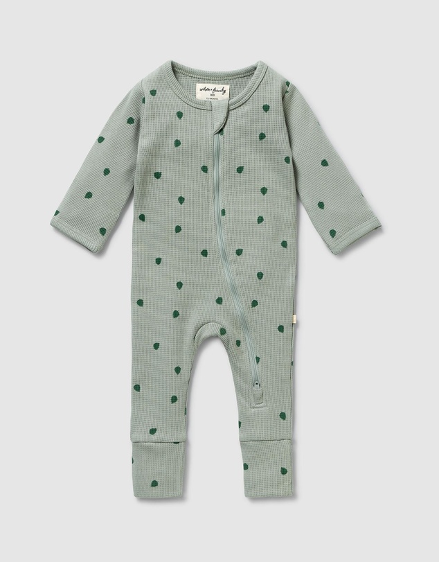 Wilson & Frenchy - Tumbletwig Organic Waffle Zipsuit - Babies