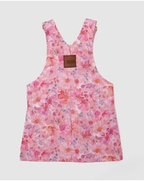 WITH LOVE FOR KIDS - Hazel Denim Pinafore Dress - Babies - Kids