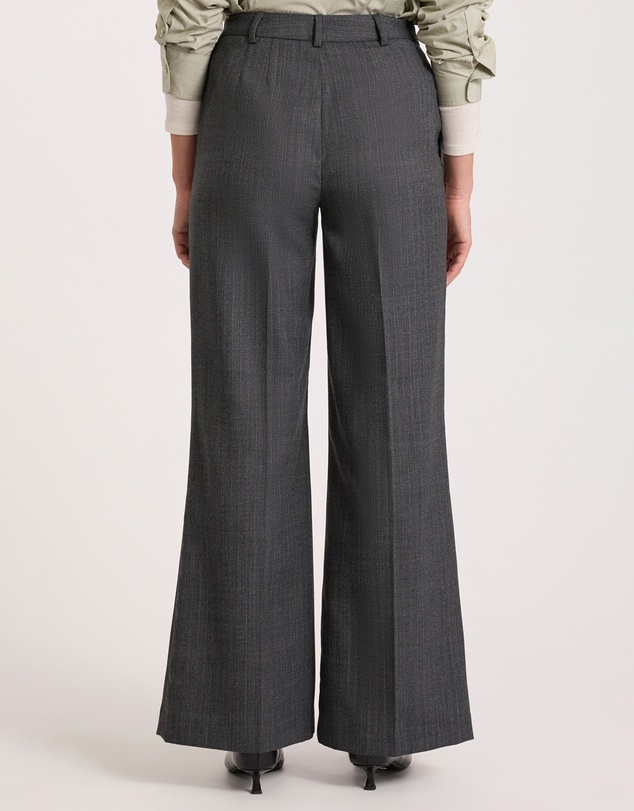 David Lawrence - Domini Pinstripe Wide Leg Pants