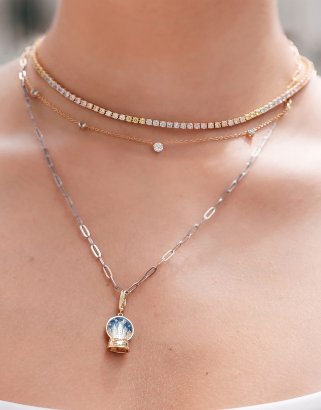 Wanderlust + Co - Petite Harper Silver Essential Chain Necklace
