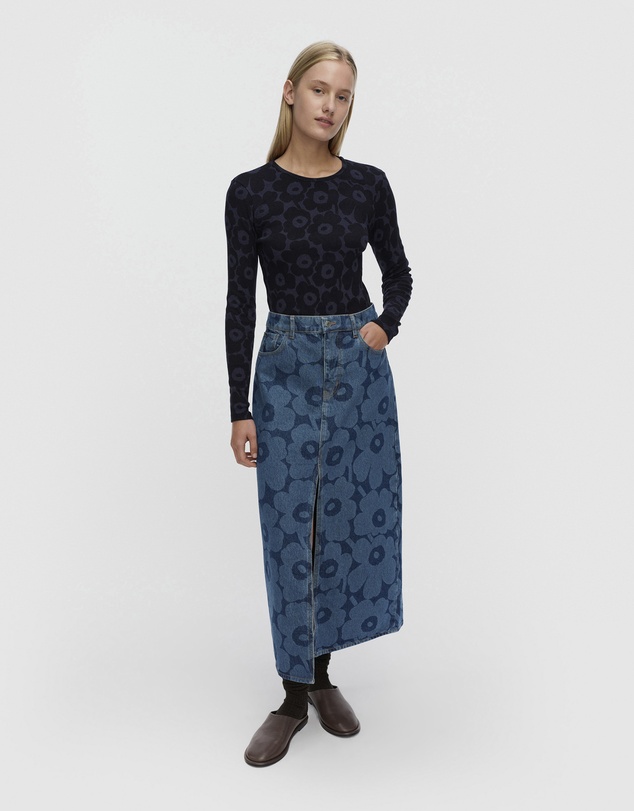 Marimekko - Maridenim Kuvastuma Unikko Skirt