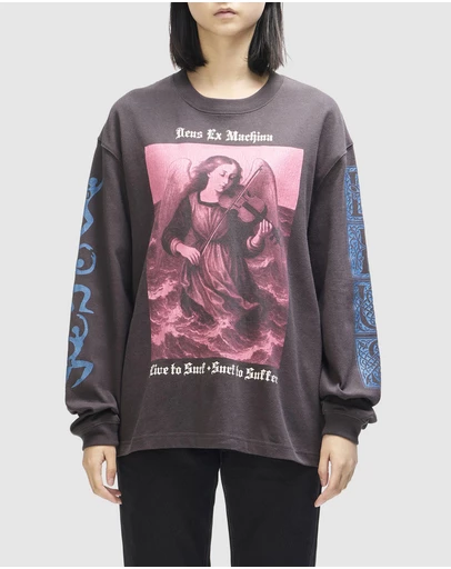 Deus Ex Machina - Swell Maps Oversized LS Tee