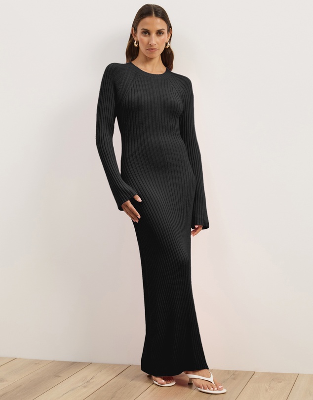 Atmos&Here - Avery Rib Knit Maxi Dress