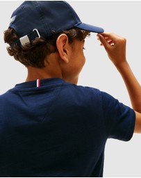 Tommy Hilfiger - Boys Logo Crew Neck Jersey T-Shirt - Teens