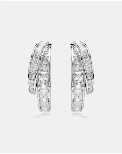 Swarovski - Vienna:Pe S Hoops White/Rhs