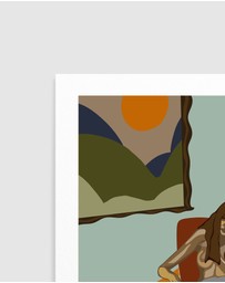 Olive et Oriel - KH Studio - Hester II by Karla Hyman Art Print