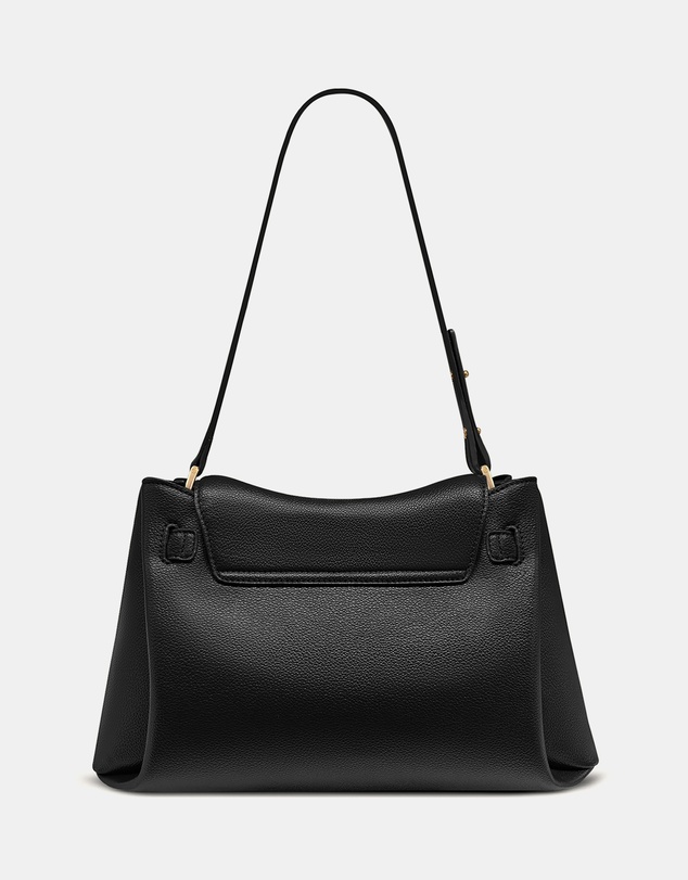 JW PEI - Rhea Pebbled Double Buckle Shoulder Bag