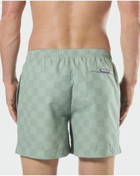 Mitch Dowd - Mitchdowd In Waves  Swim Shorts - Sage Green Quick Dry