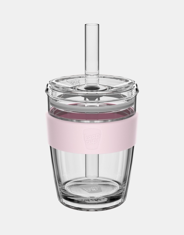 KeepCup - Longplay Cold Cup 12oz Reusable Coffee Cup with Boba Straw Lid