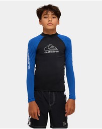 Quiksilver - Boys 8 to 16 On Tour Long Sleeve Rash Vest