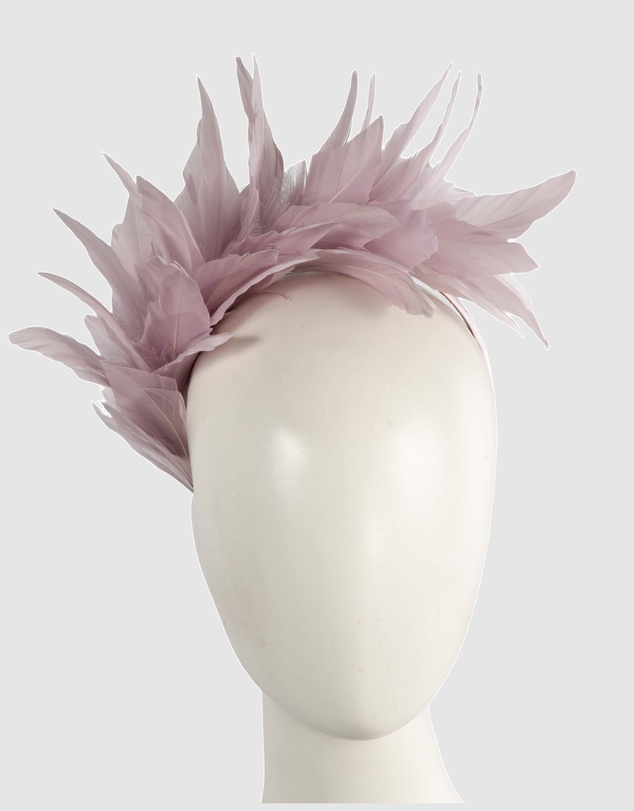 Max Alexander - Modern Light Lilac Racing Fascinator