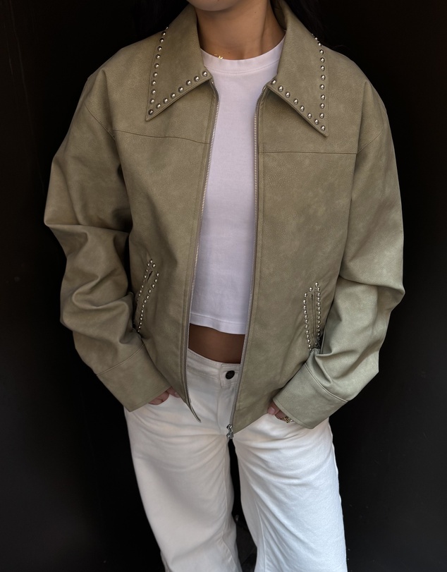 Dazie - Sandbank Studded Jacket