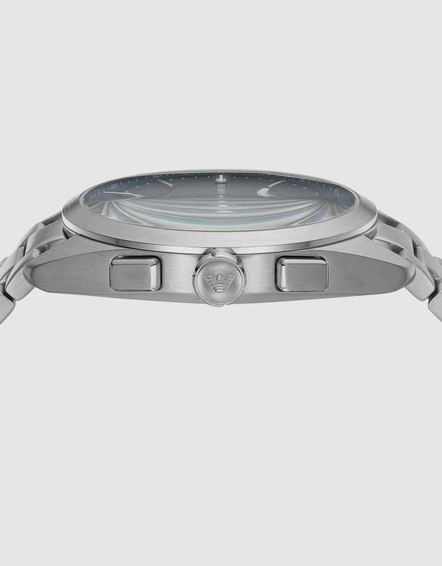 Emporio Armani - Silver Tone Chronograph Watch