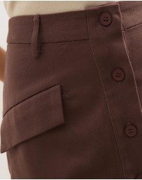 Atmos&Here - Laura Cotton Twill Mini Skirt