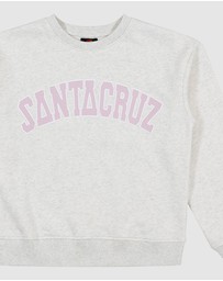Santa Cruz - Collegiate Strip Front Sweater - Teens