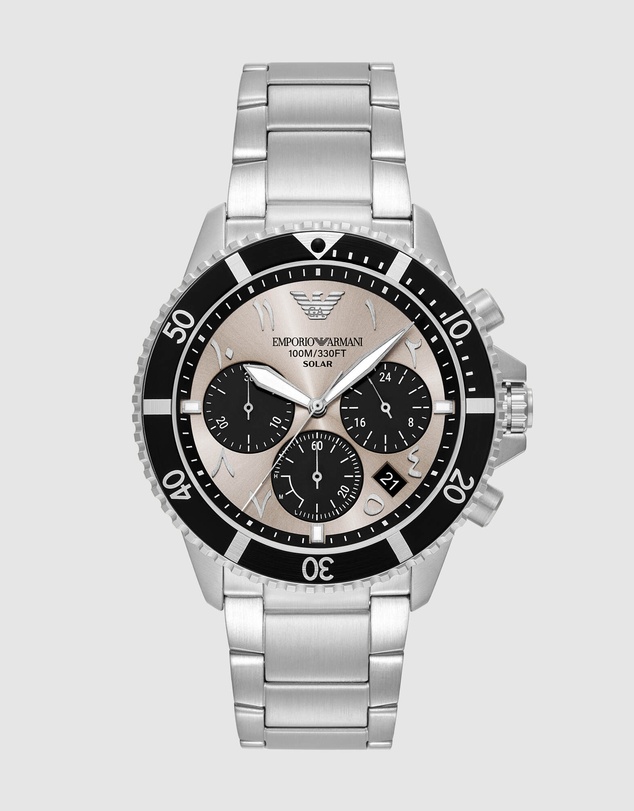 Emporio Armani - Silver Chronograph Watch