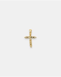 Zoe Olivia - 9K Gold Lab Grown Diamond Initial T Pendant